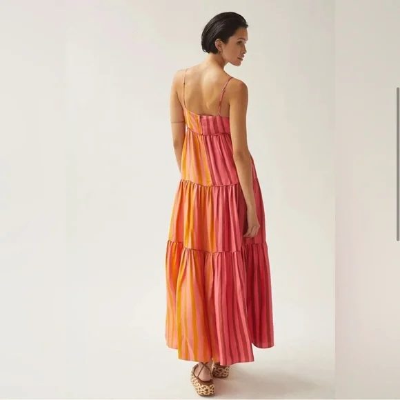 Farm Rio | Farm For Anthropologie Women’s Maxi Dress Sz S MSRP $248 NWT! - Picture 2 of 7